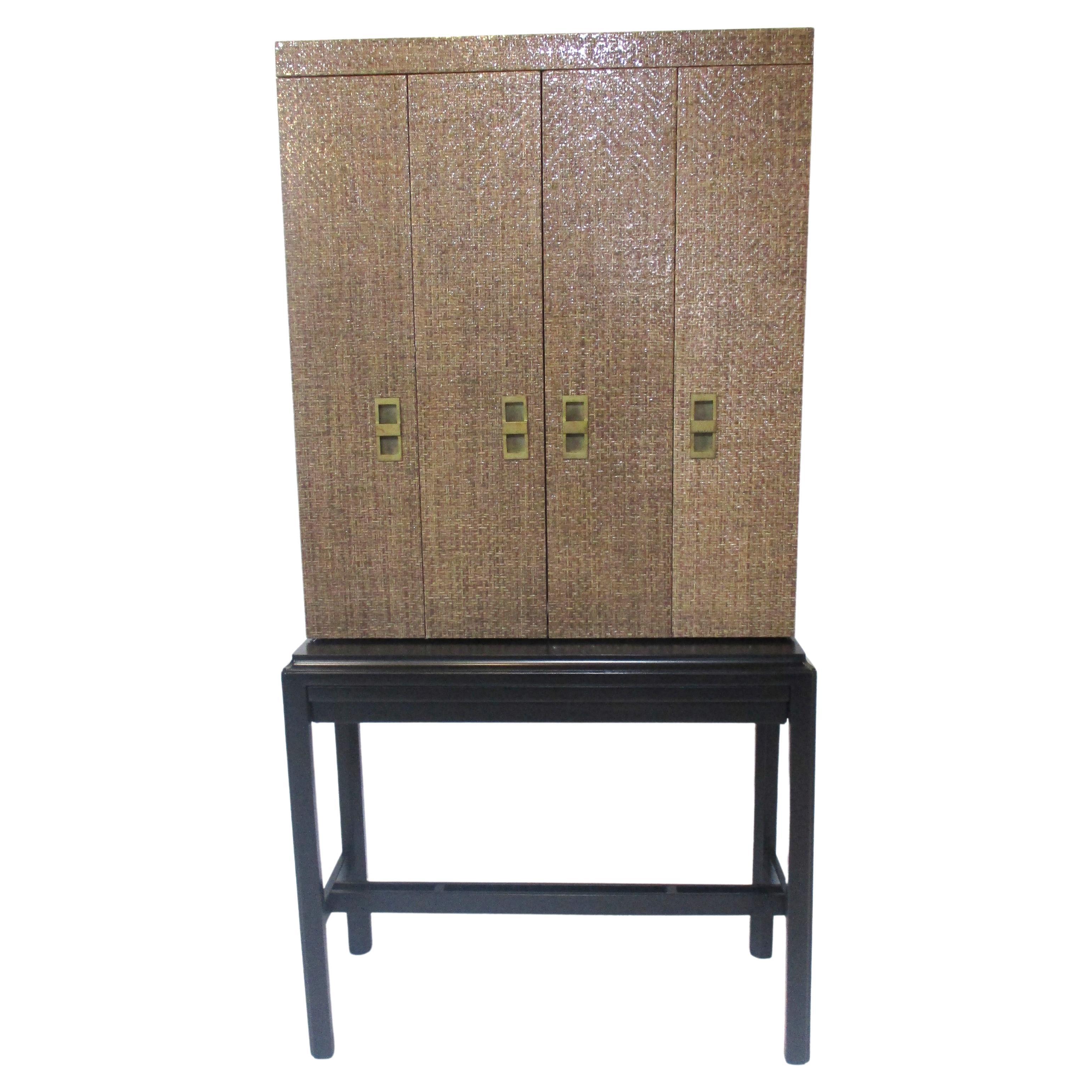 Bar Cabinet in the Style of Karl Springer / Baker Furniture 3