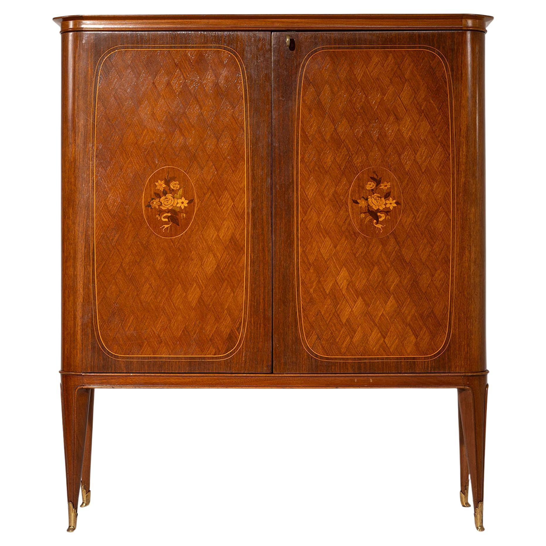 Bar cabinet, Italy 1950s For Sale