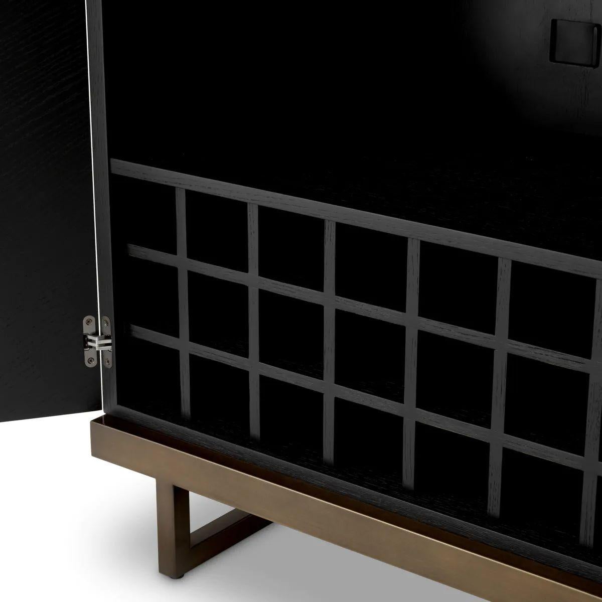 Legno Mobile bar - Impiallacciatura in Oak Oak e Eucalipto naturale in vendita