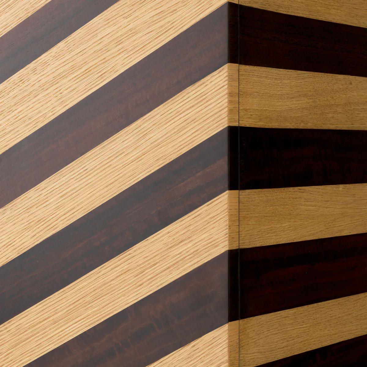 Mobile bar - Impiallacciatura in Oak Oak e Eucalipto naturale in vendita 2