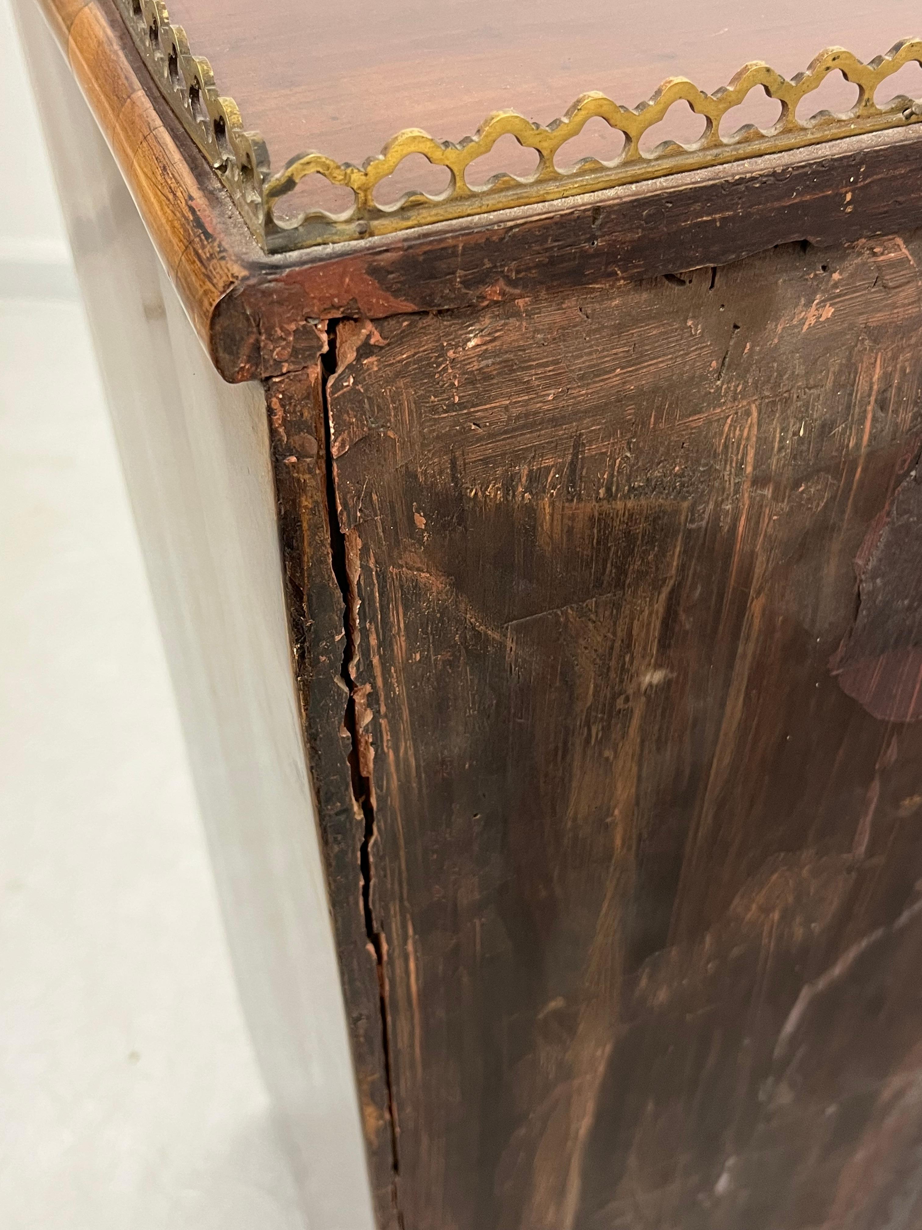 Mueble bar con compartimentos iluminados, años 40 en venta 1