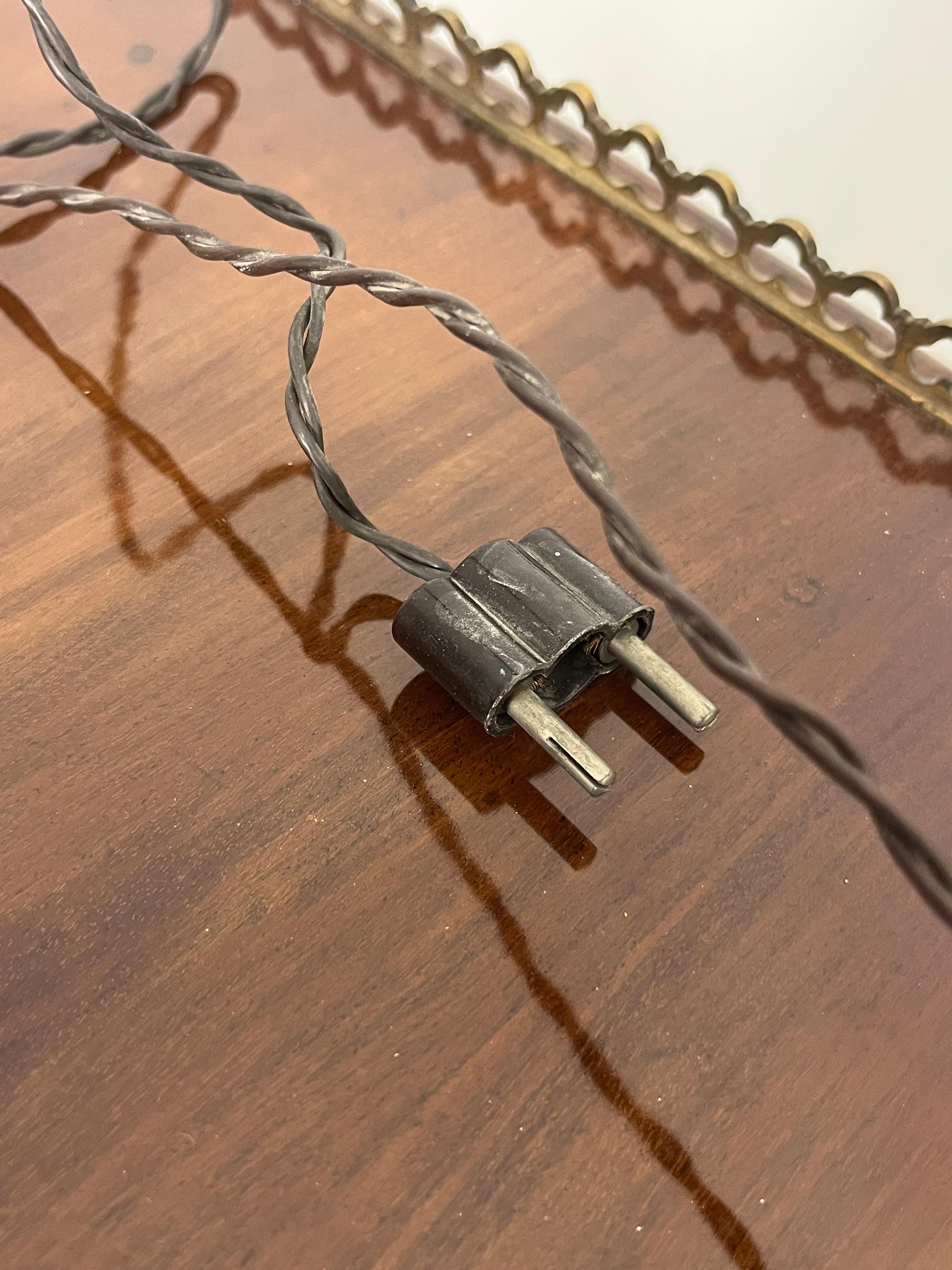 Mueble bar con compartimentos iluminados, años 40 en venta 2