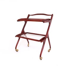 Bar Cart Attributed to Cesare Lacca, Italy, 1950s