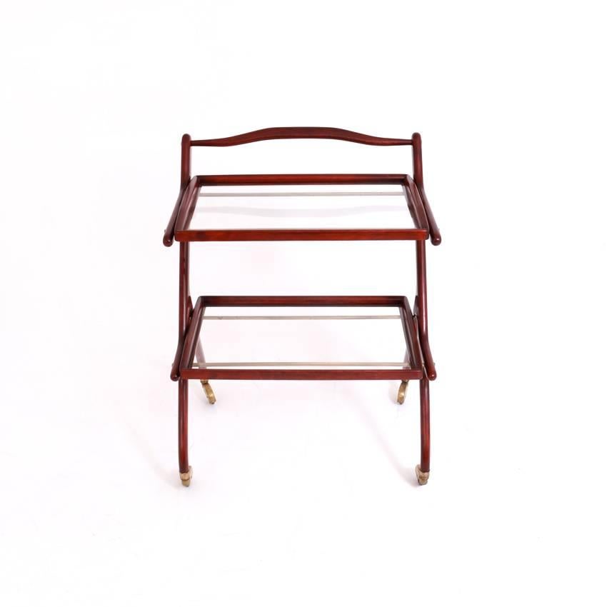 Mid-20th Century Bar Cart Attributed to Cesare Lacca, Italy, 1950s