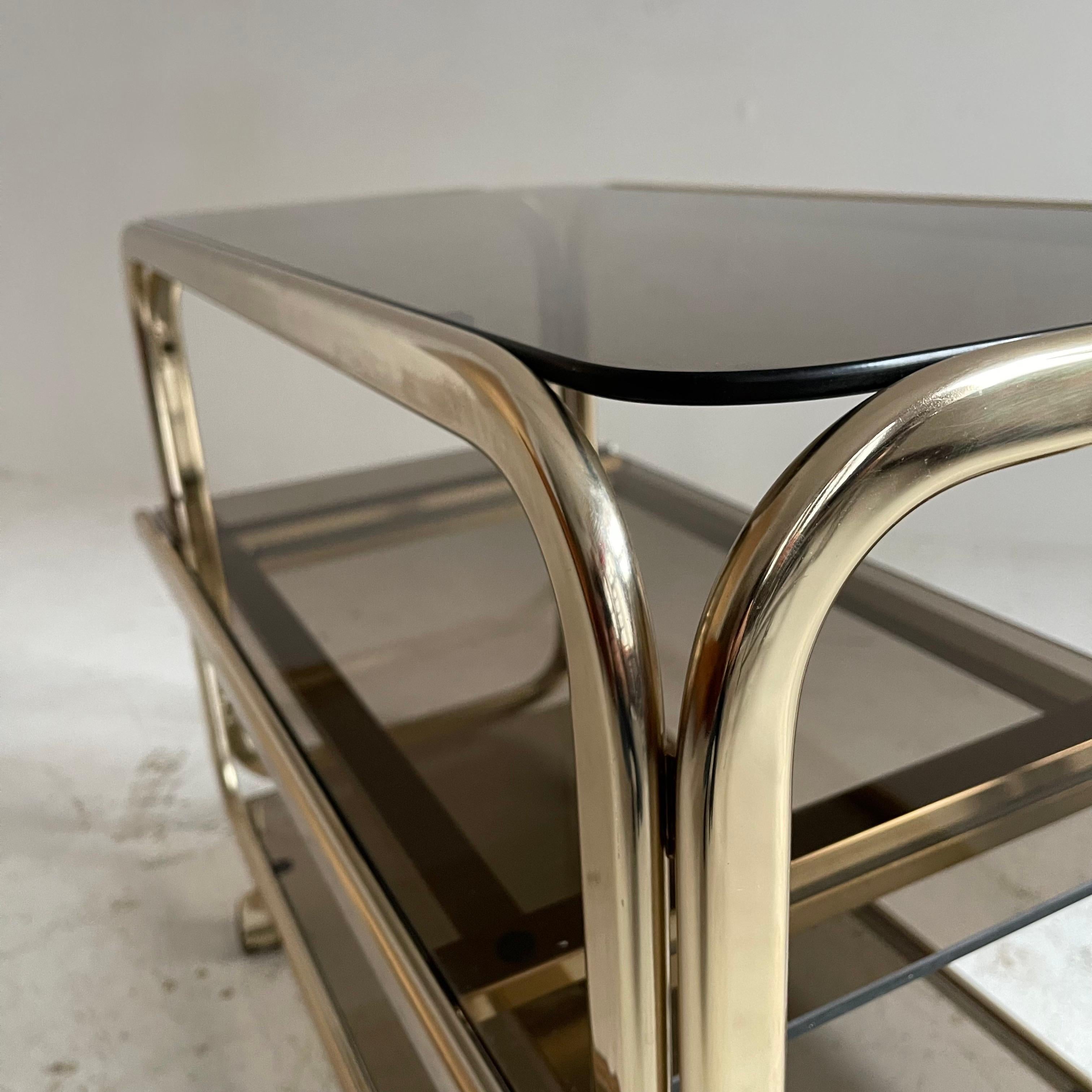 Bar Cart Brass Style For Sale 5