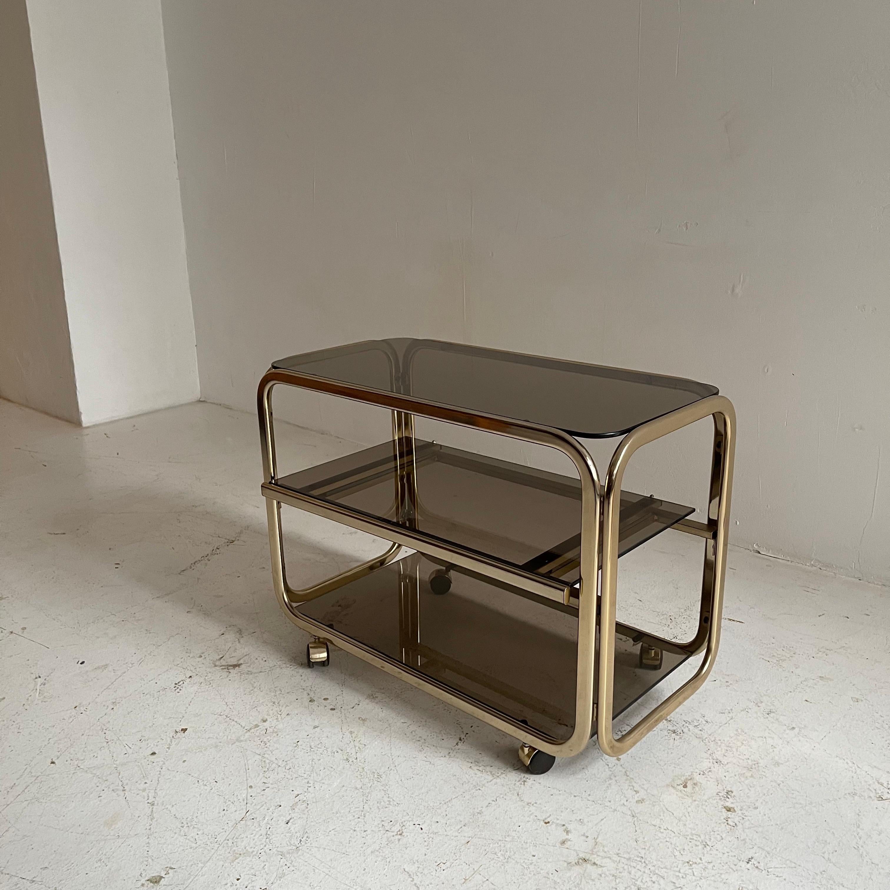 Bar Cart Brass Style In Good Condition For Sale In Vienna, AT