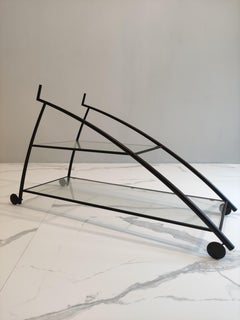 Bar Cart by Gilles Derain for Lumen Center, 1980s