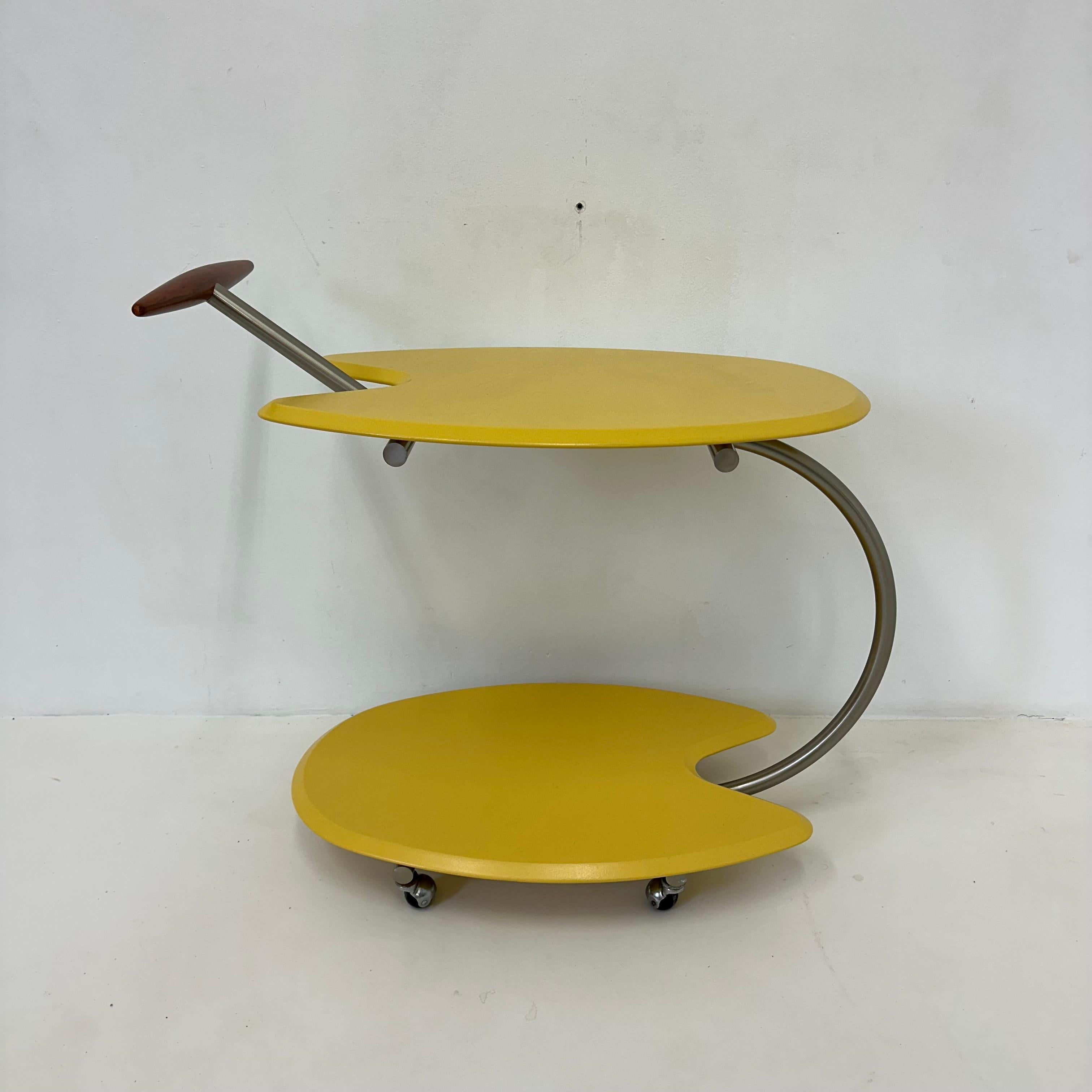 Bar cart by Massimo Iosa Ghini for BRF Italy, 1980’s For Sale 3