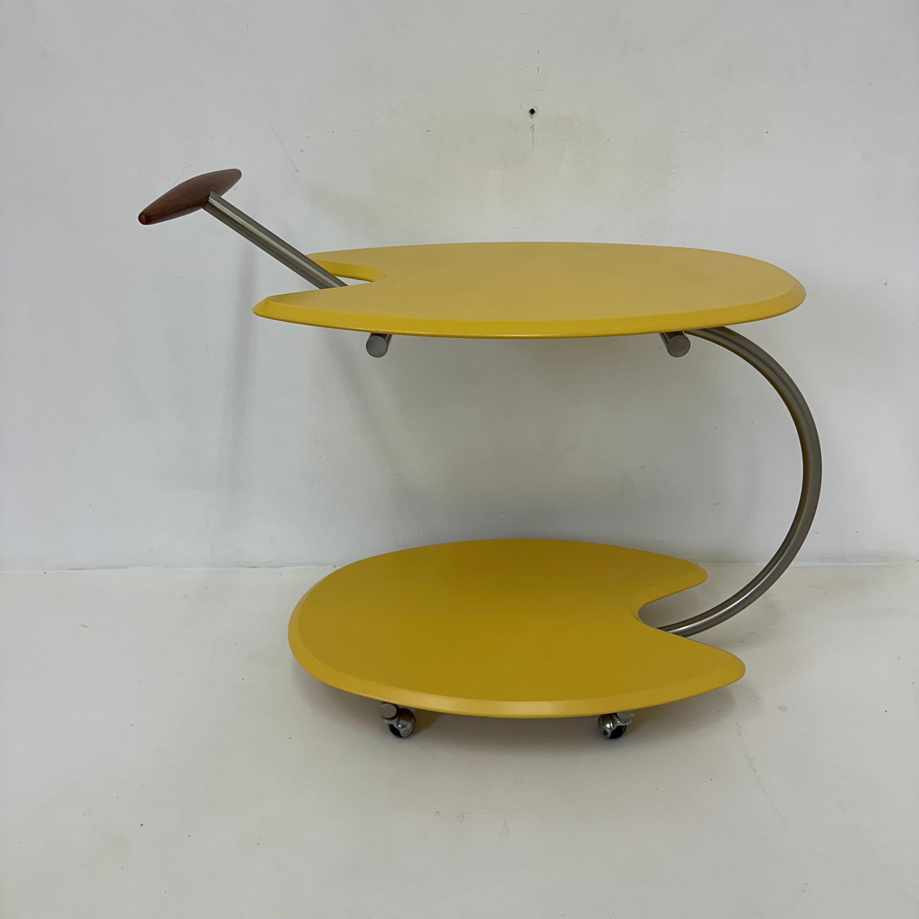 Late 20th Century Bar cart by Massimo Iosa Ghini for BRF Italy, 1980’s For Sale