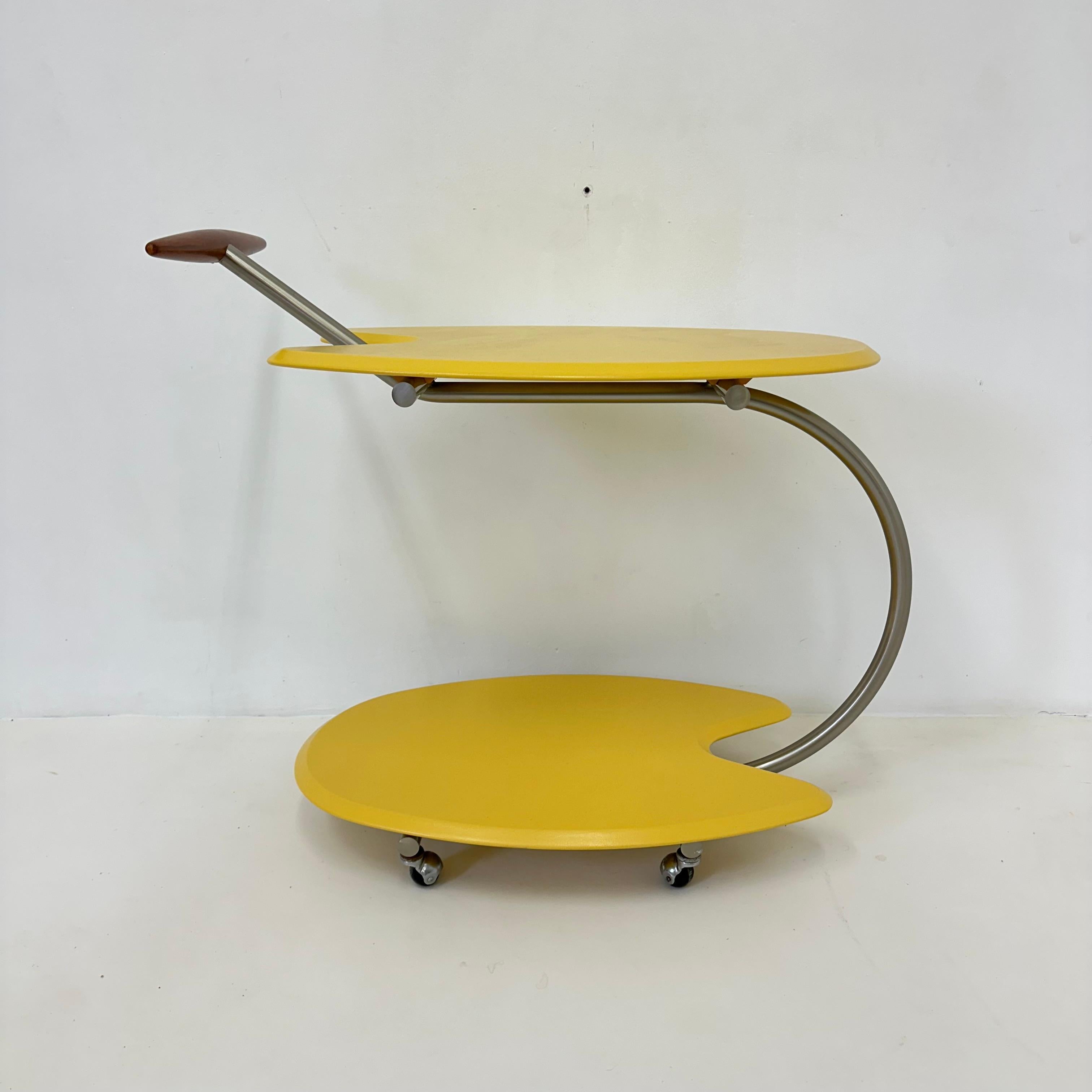 Bar cart by Massimo Iosa Ghini for BRF Italy, 1980’s For Sale 1