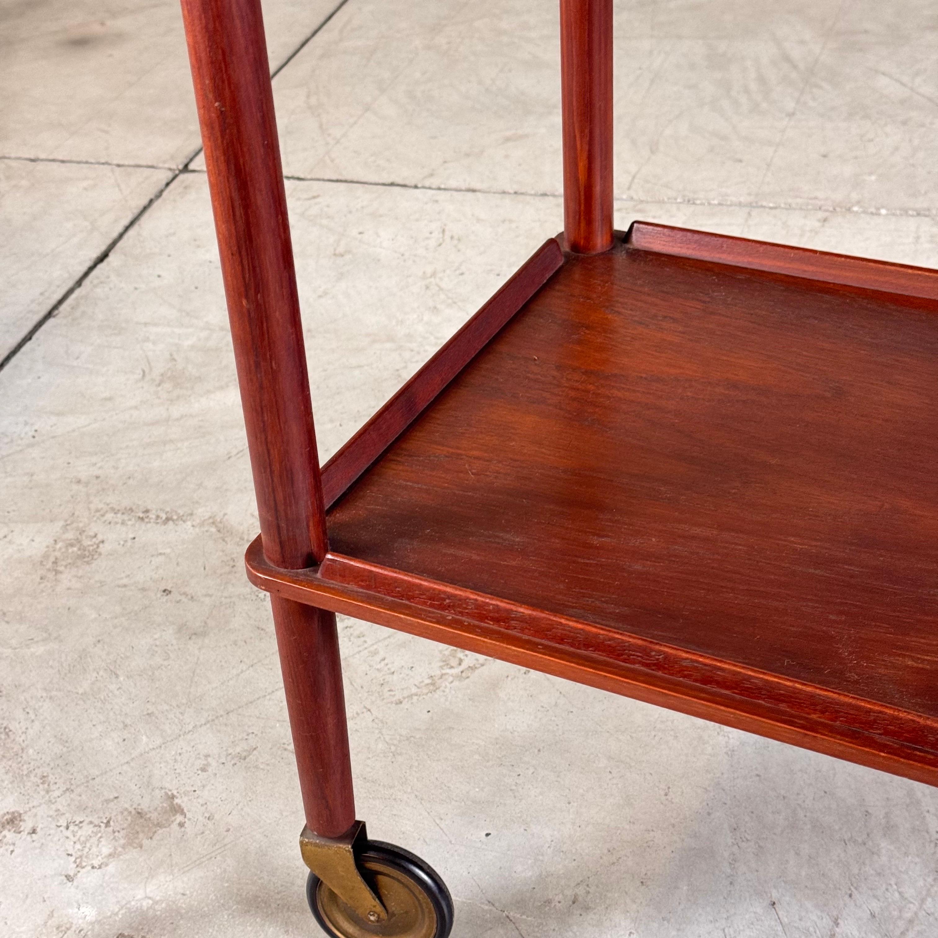 Bar Cart by Peter Hvidt & Orla Mølgaard-Nielsen for Søborg Møbler, 1960s For Sale 3