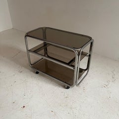 Bar Cart Chrome