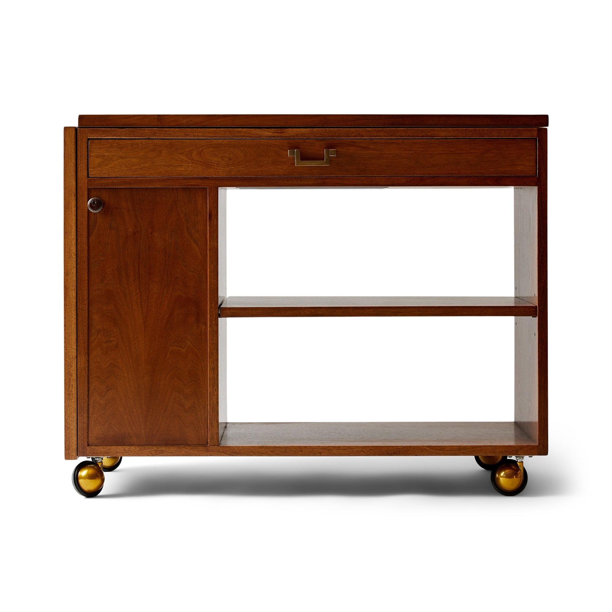 American Bar Cart by Edward Wormley for Dunbar, 1950's For Sale