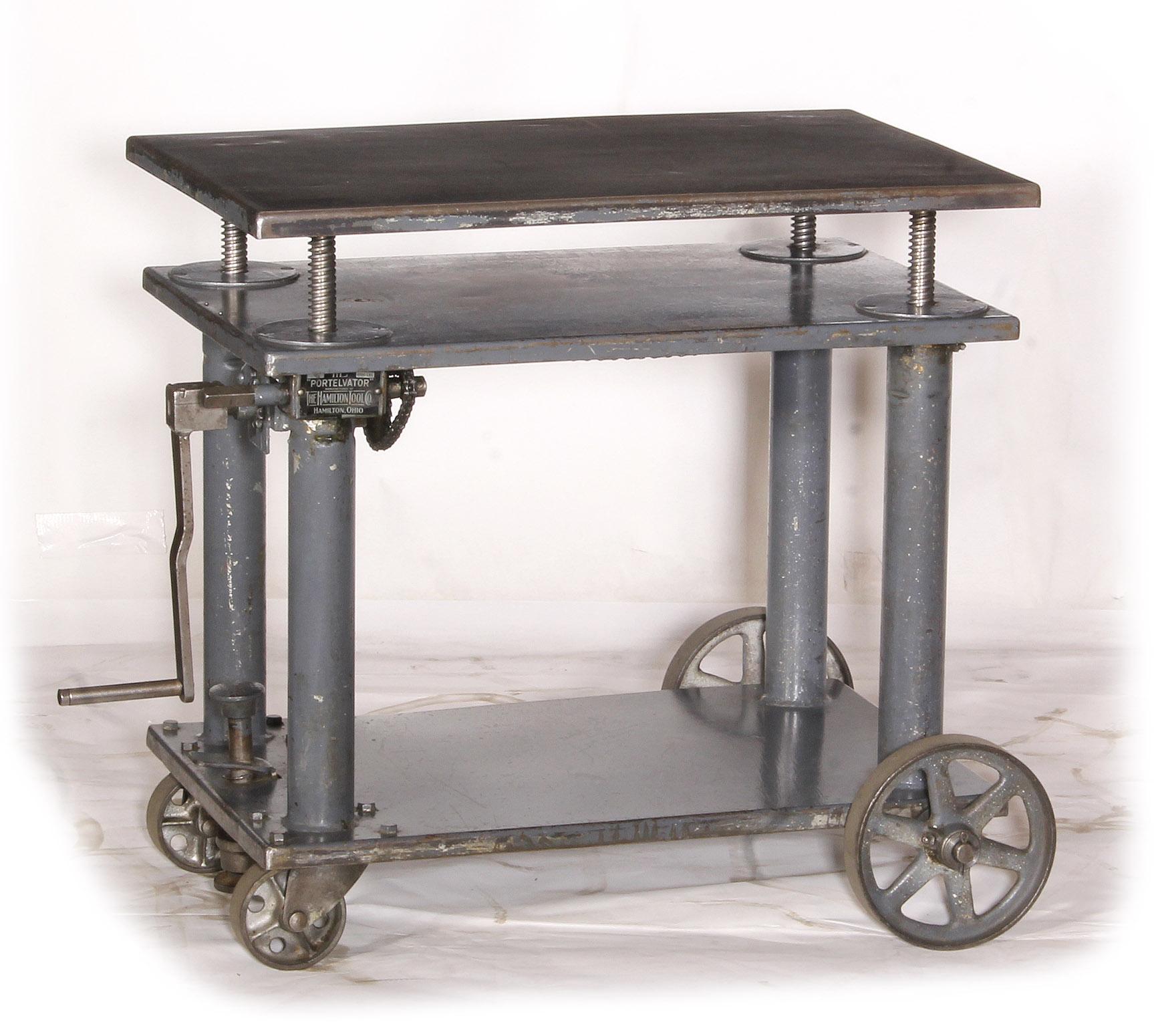 Industrial Bar Cart
