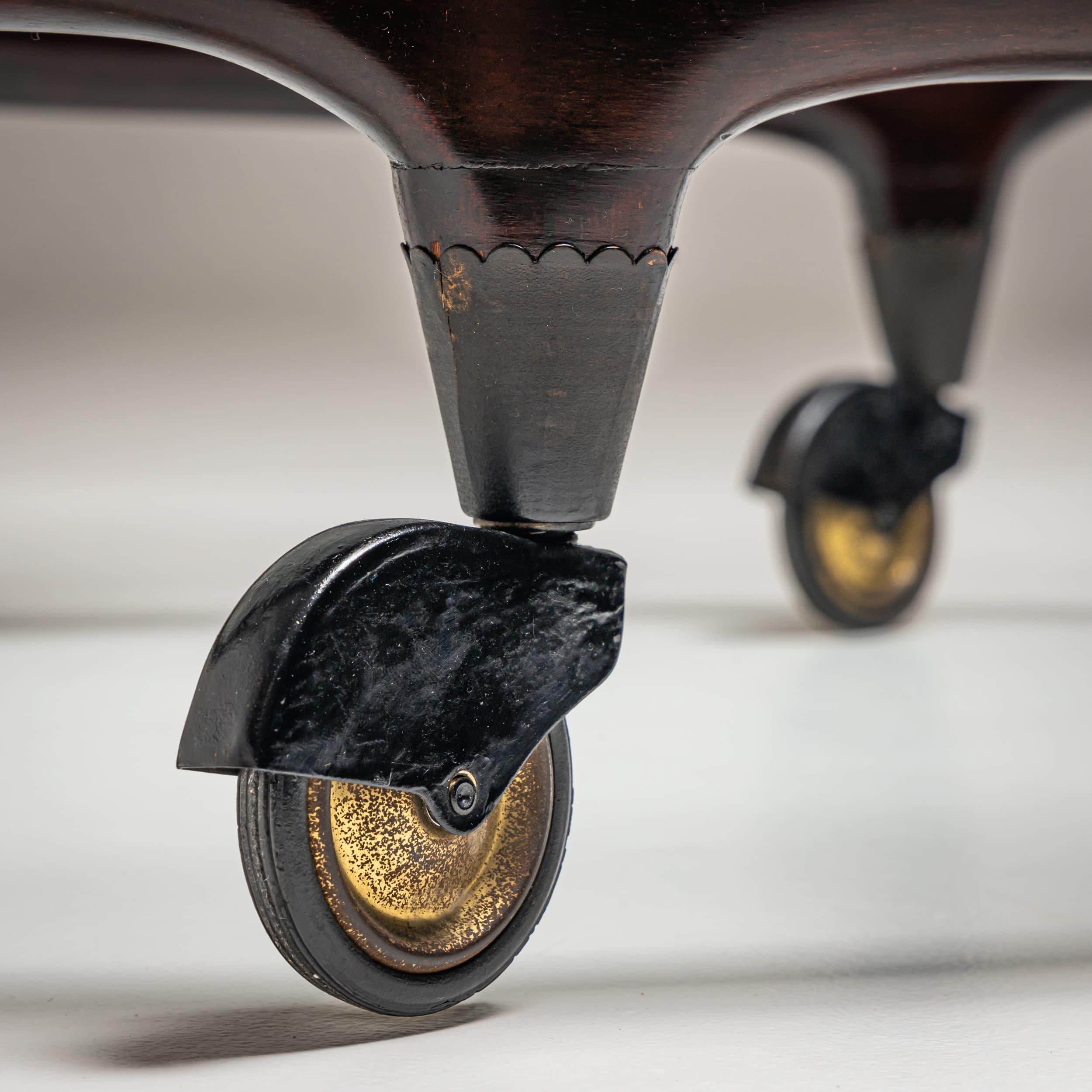 Metà XX secolo Carrello da bar nello stile di Cesare Lacca, Italia, anni '50 in vendita