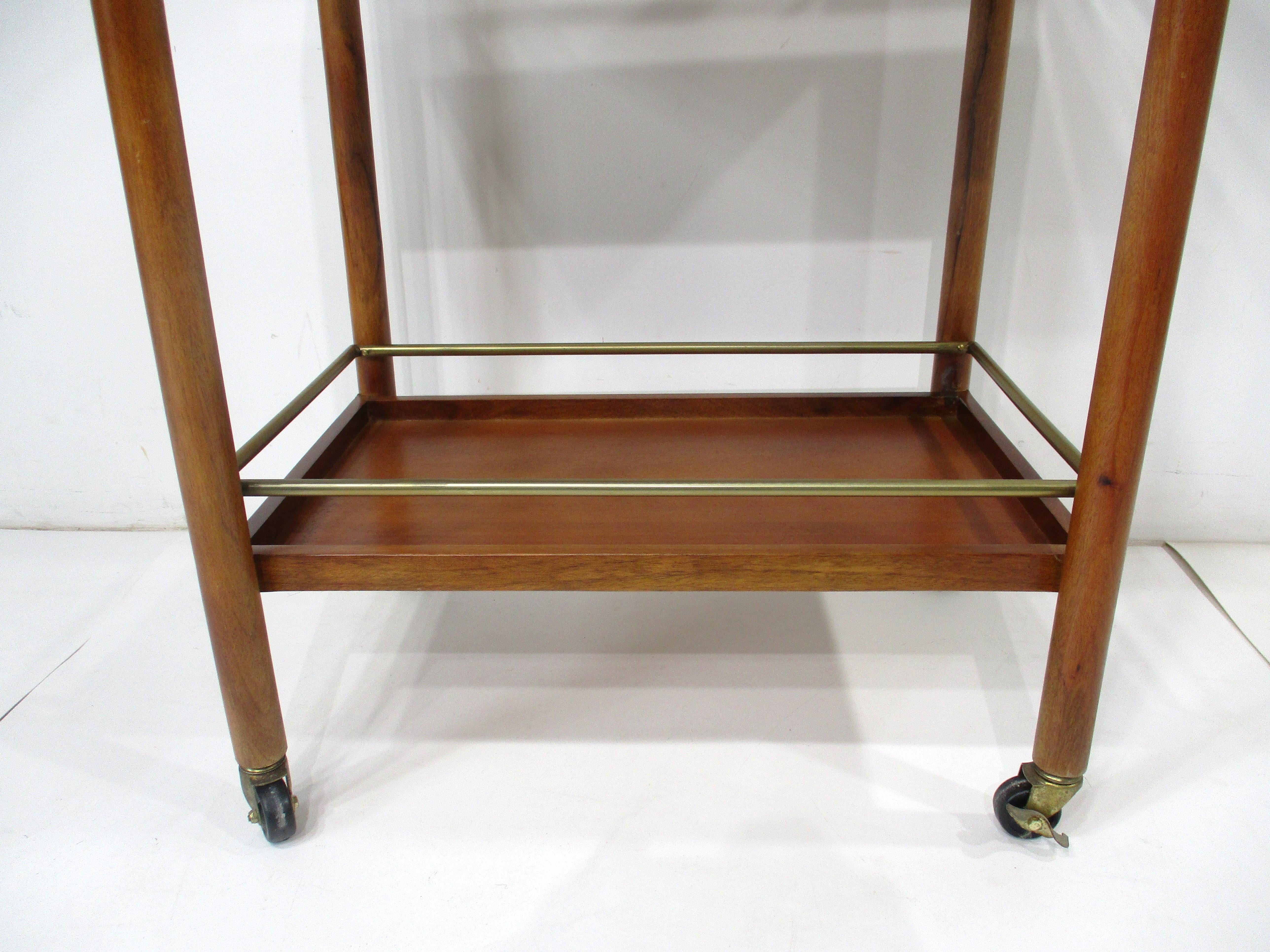 20th Century Bar Cart in the style of Widdicomb and T.H. Robs- John Gibbings