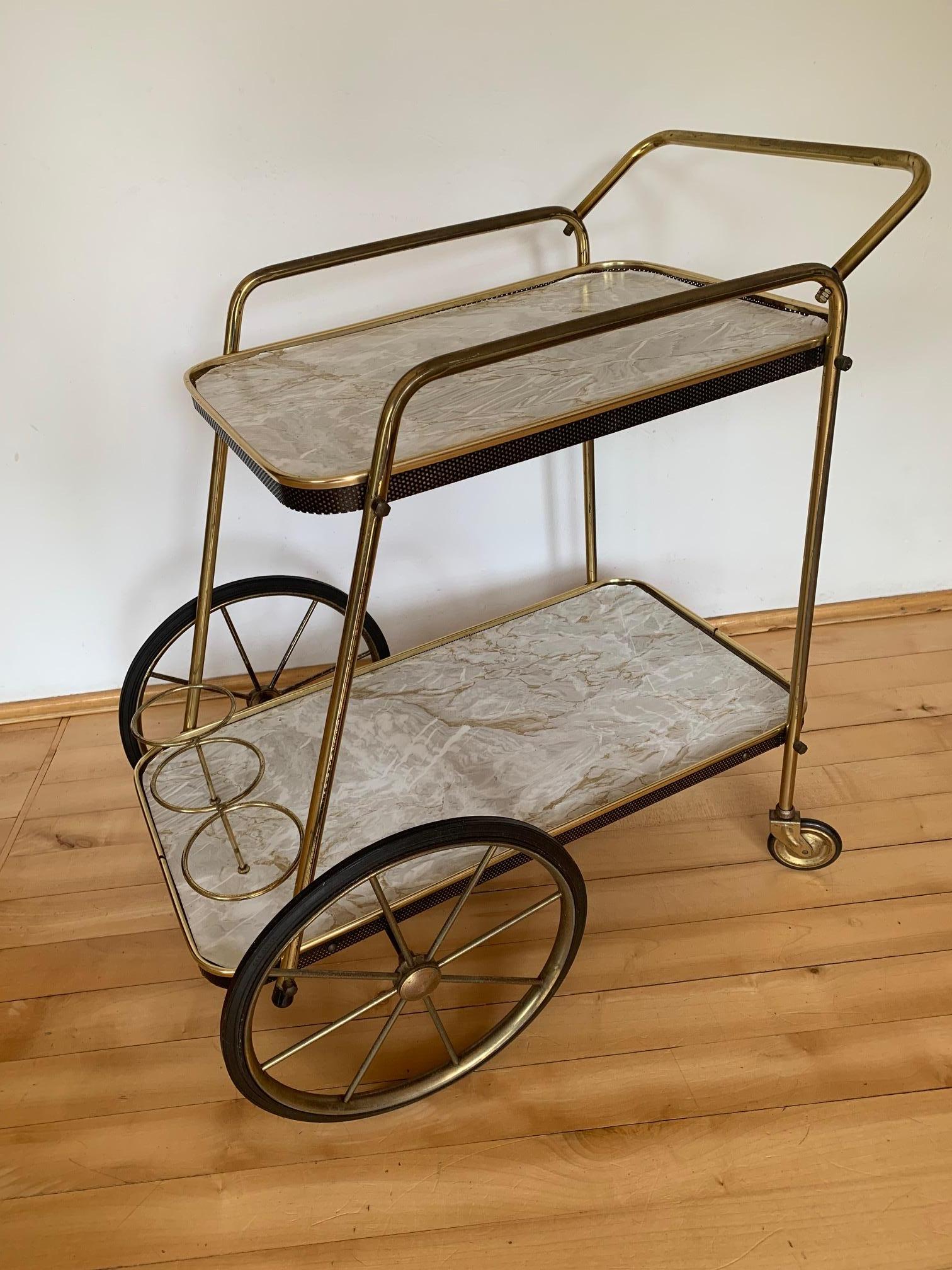 Mid-Century Modern Bar Cart, Italy, 1960s For Sale