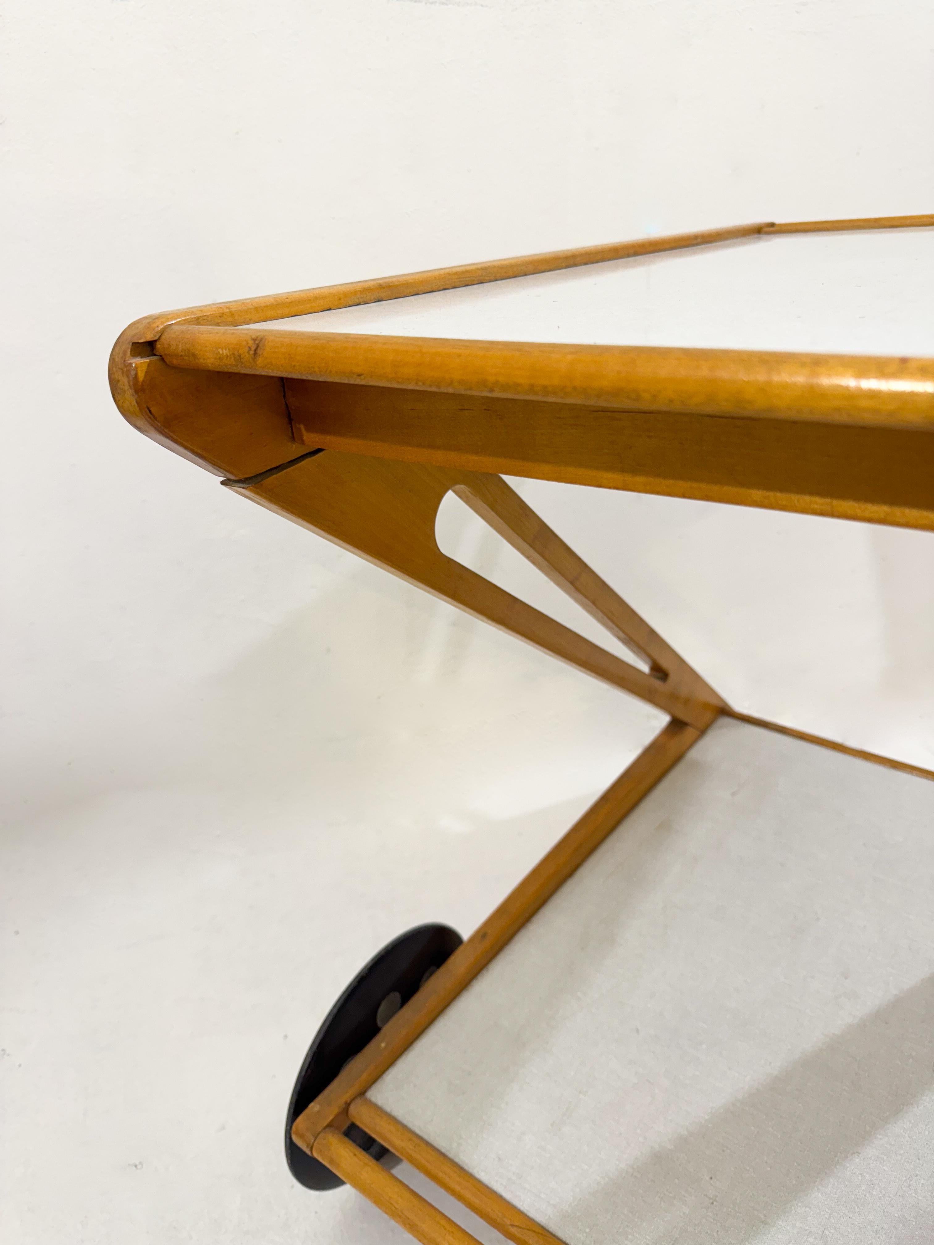 Mid-Century Modern Bar Cart 