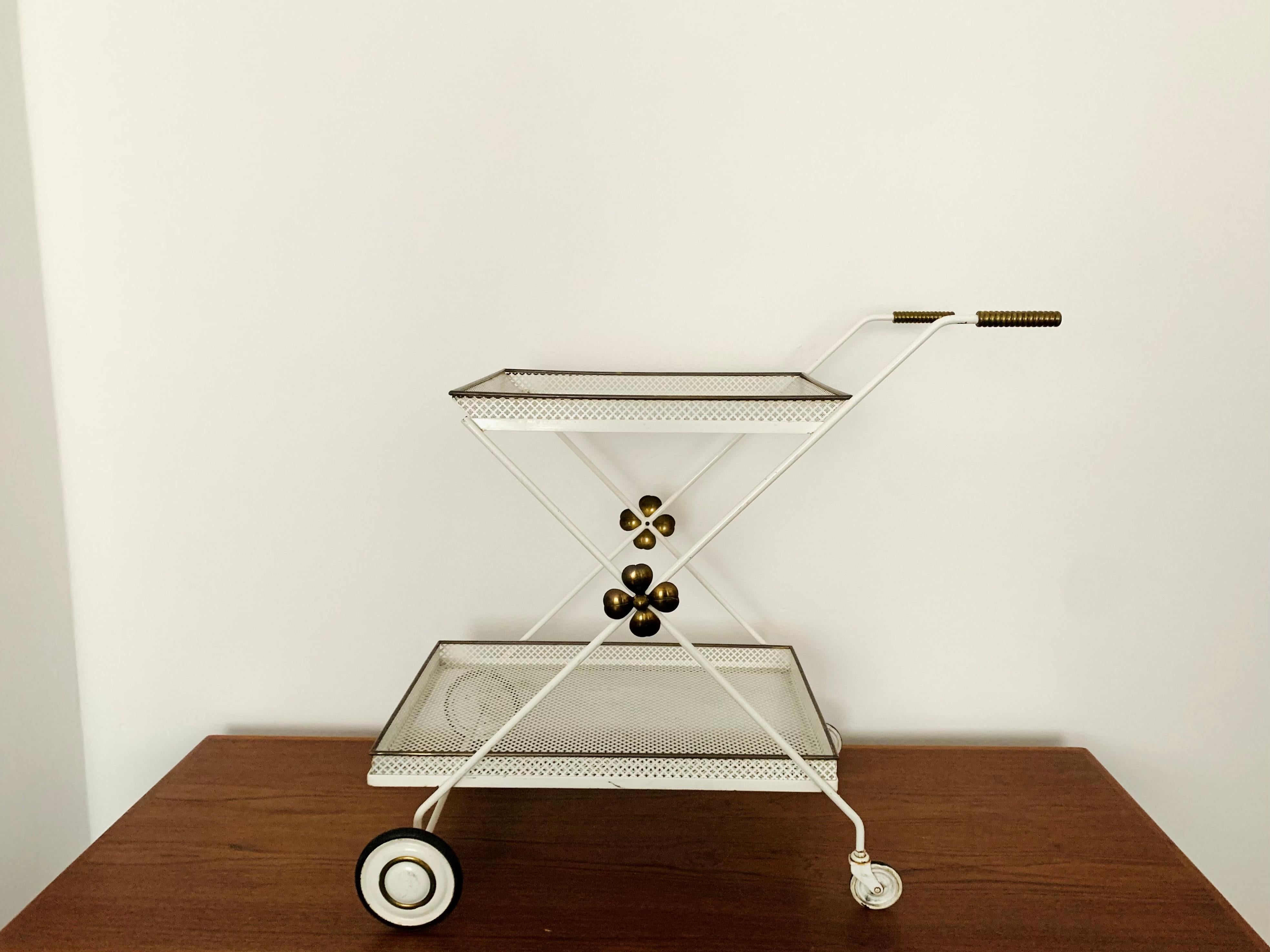 Mid-Century Modern Chariot de bar ou de thé par Vereinigte Werkstätten München en vente