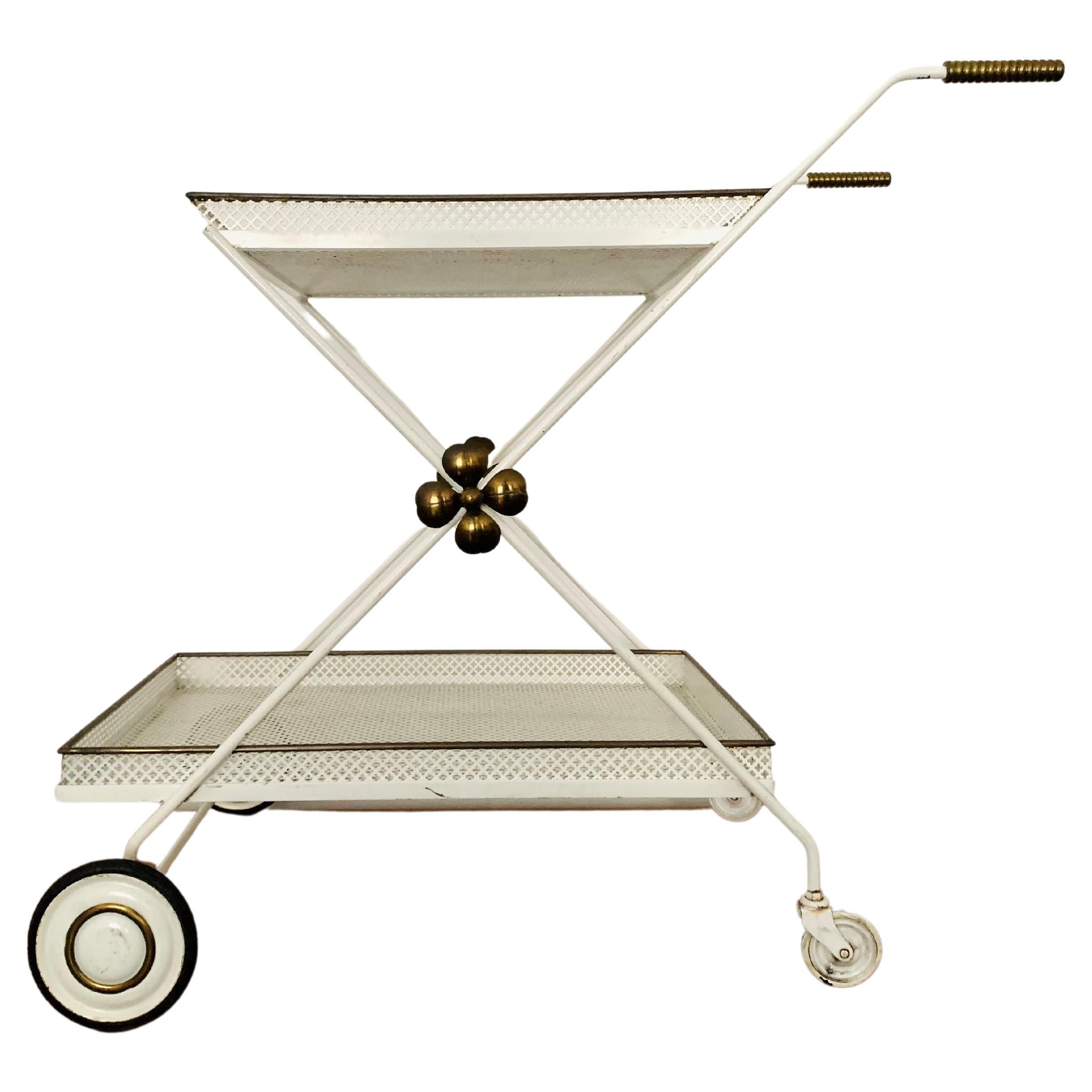 Bar Cart or Tea Trolley by Vereinigte Werkstätten München For Sale