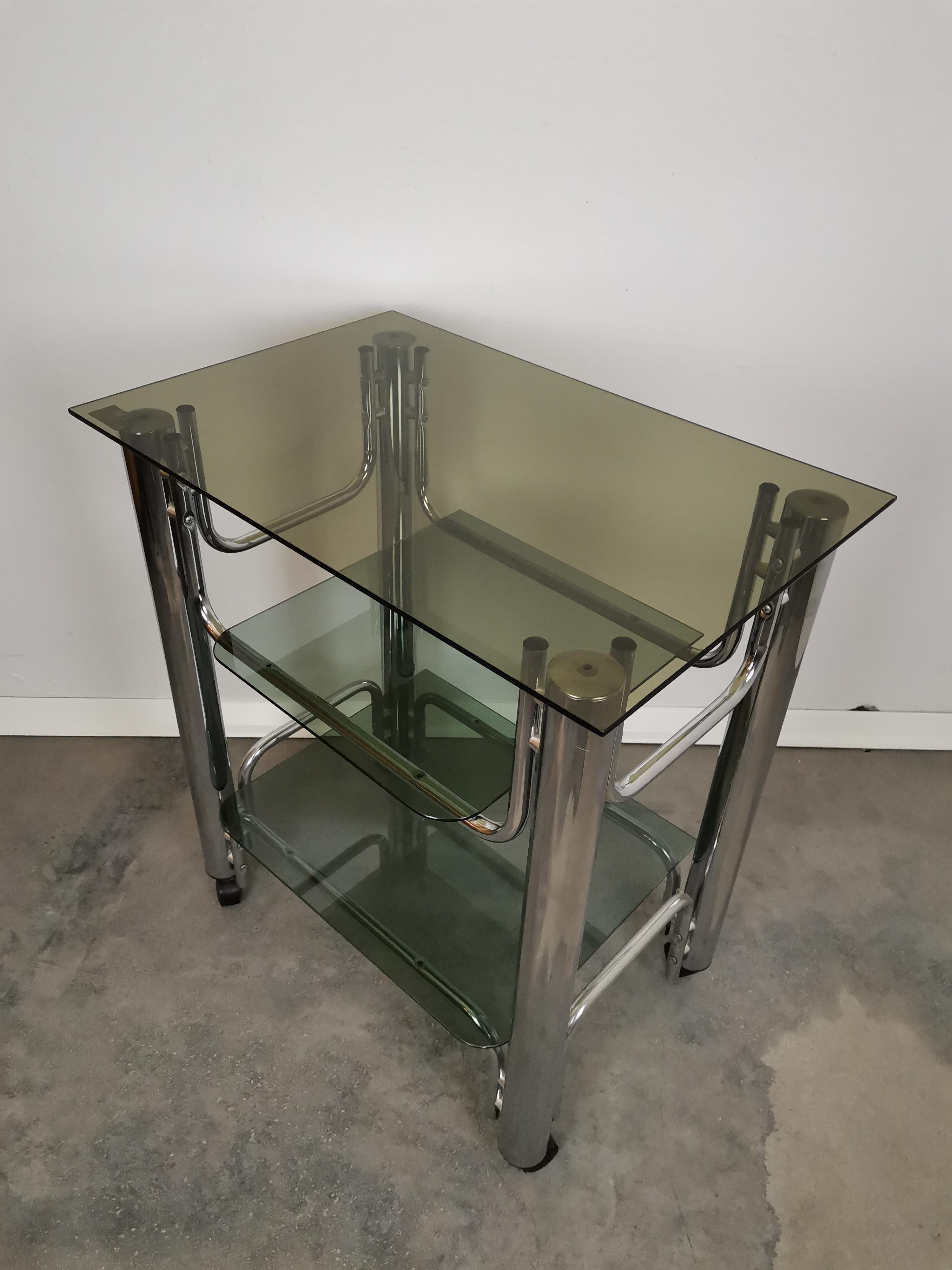 Bar Cart / Serving Cart, 1980s In Good Condition In Ljubljana, SI