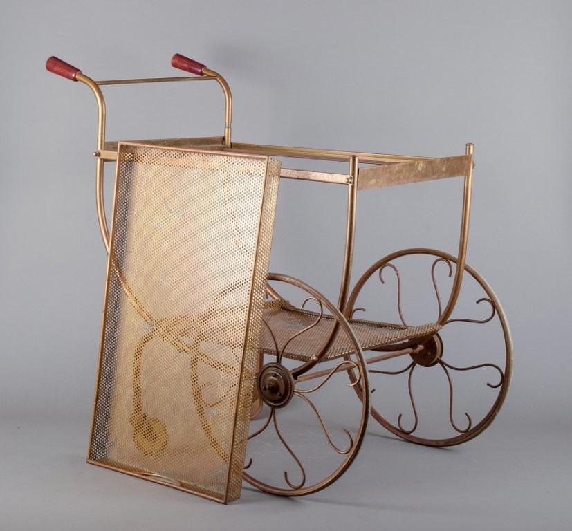 Bar cart serving table by Josef Frank (1885-1967) for Svenskt Tenn, Sweden.  For Sale 2