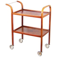 Antique Bar Cart, Serving Trolley Thonet, circa 1940