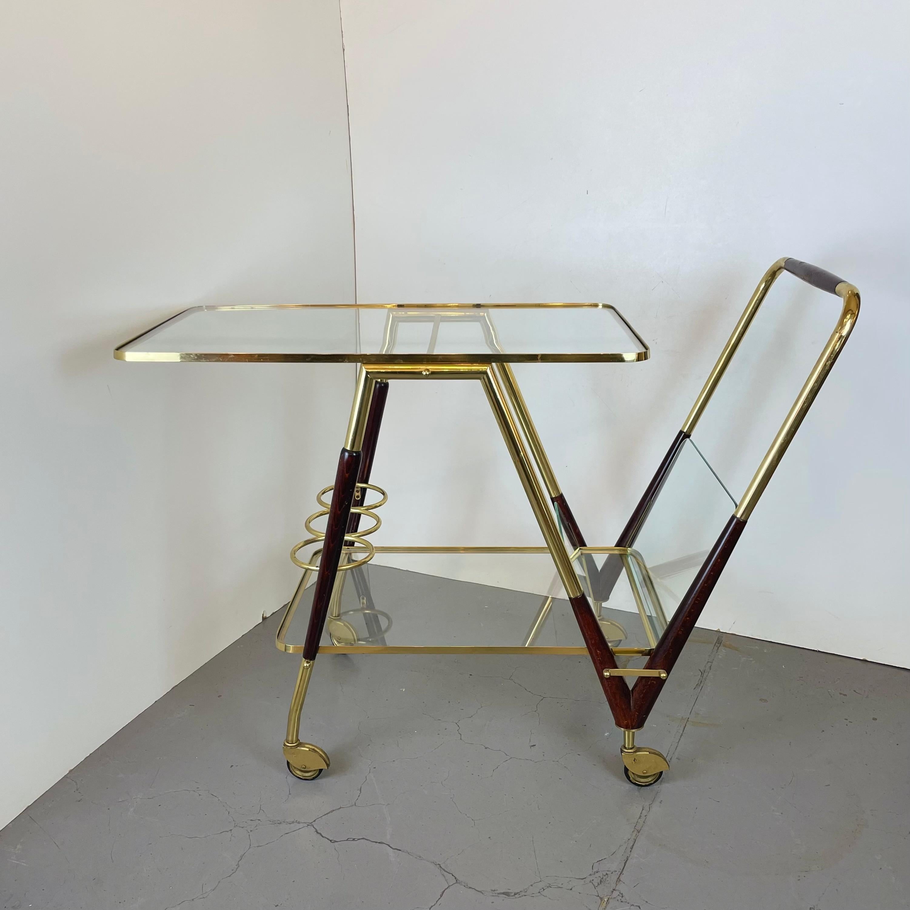 Mid-Century moderno Carrello da bar di Cesare Lacca, anni '50 in vendita