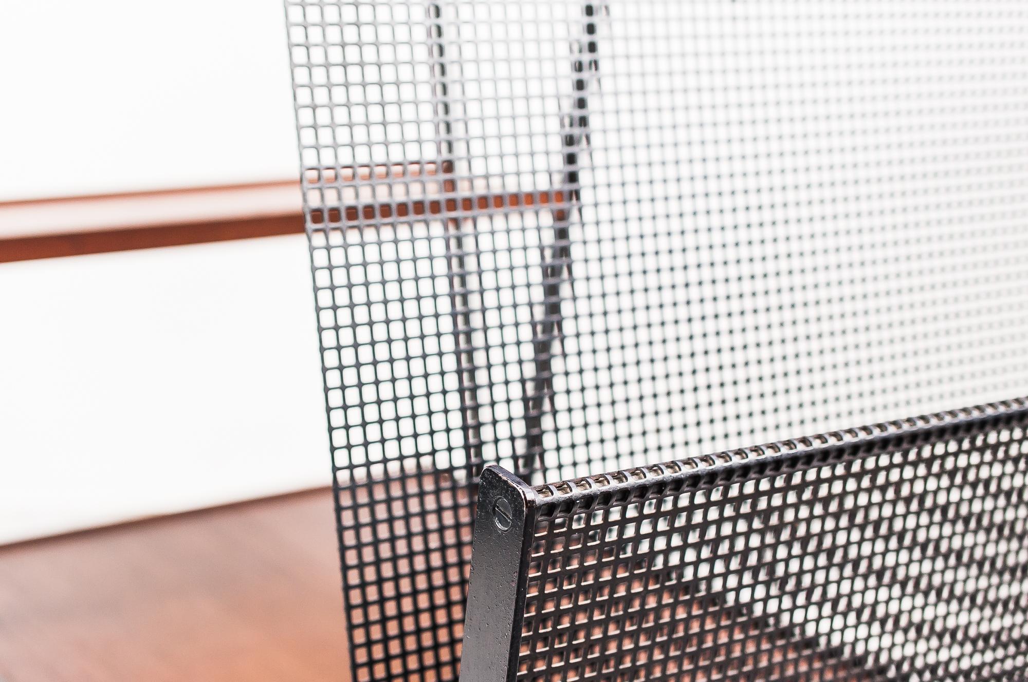 Bar Cart Vienna circa 1950s with Punched Grid For Sale 2