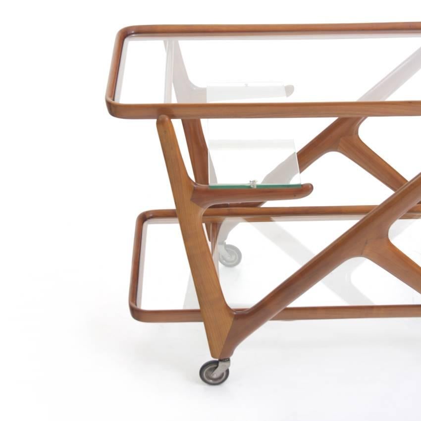 Mid-Century Modern Bar Cart, Attributed to Cesare Lacca, Italy, 1950s
