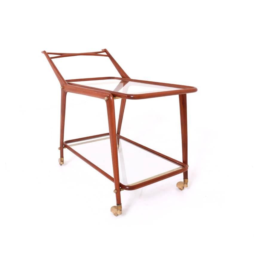 Bar Cart, Italy 1950s In Excellent Condition In Greding, DE