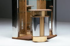Bar corner cabinet by Willy Rizzo, Italy, 1970s