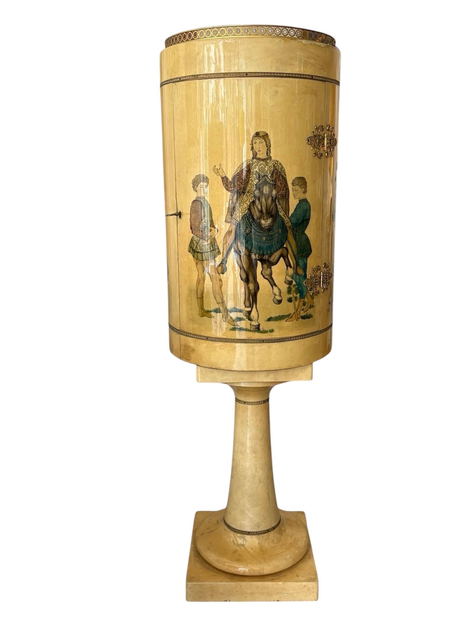 Bar diseñado por Aldo Tura , Italia C1950 Pintado en venta