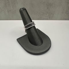 Bar Diamond Ring in 18kt White Gold 0.35ctw GH SI Diamonds Size 6.25