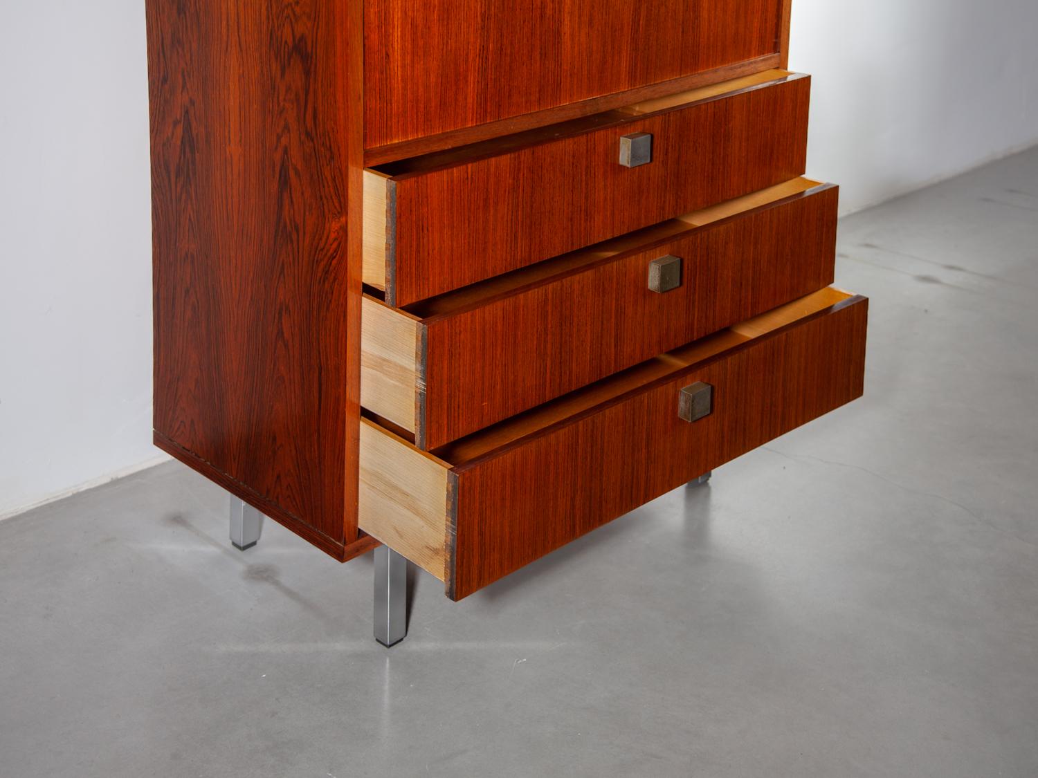 Bar Furniture Cabinet designed in 1960s by Alfred Hendrickx for Belform, Belgium For Sale 3