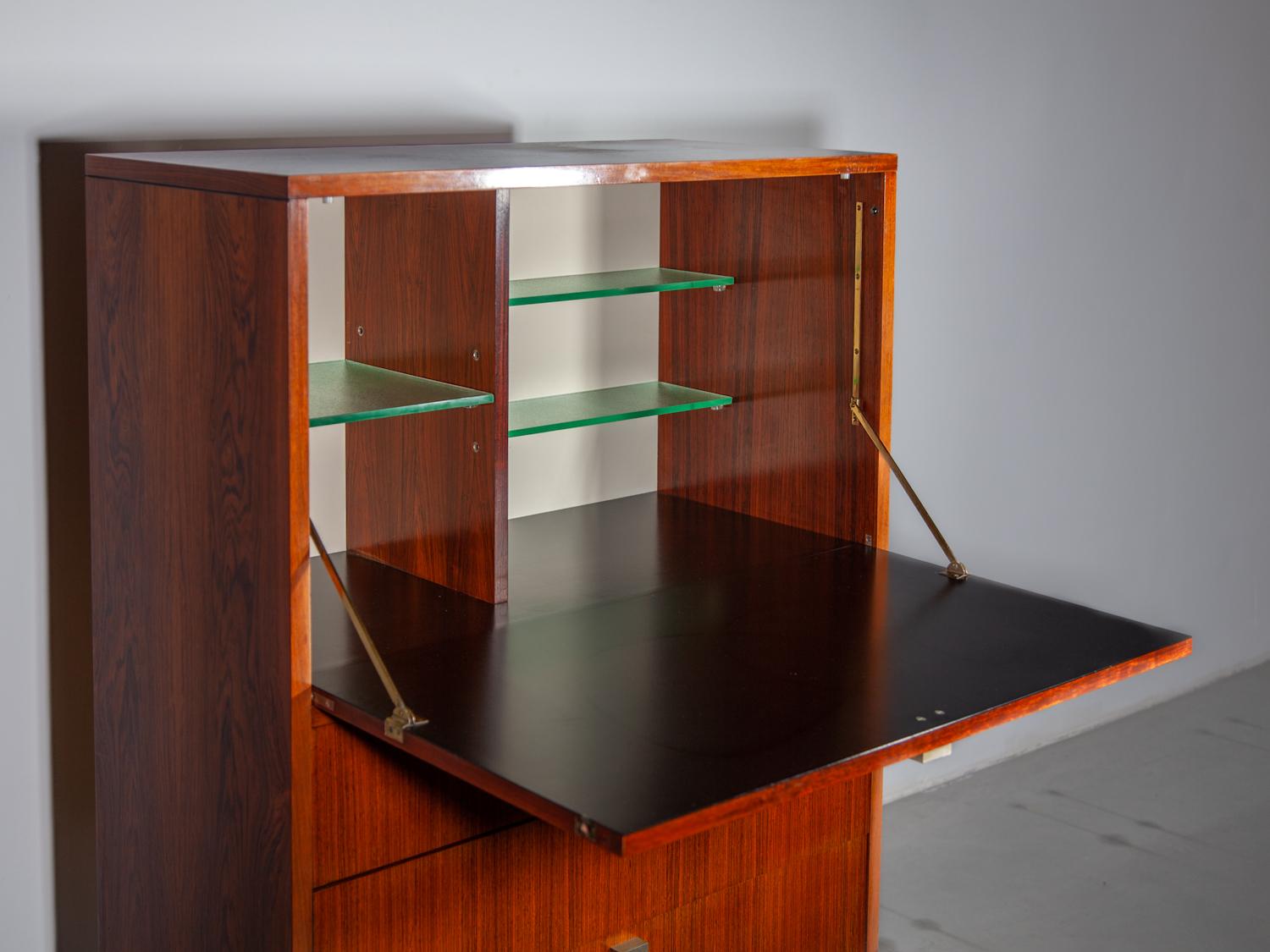 Bar Furniture Cabinet designed in 1960s by Alfred Hendrickx for Belform, Belgium For Sale 1