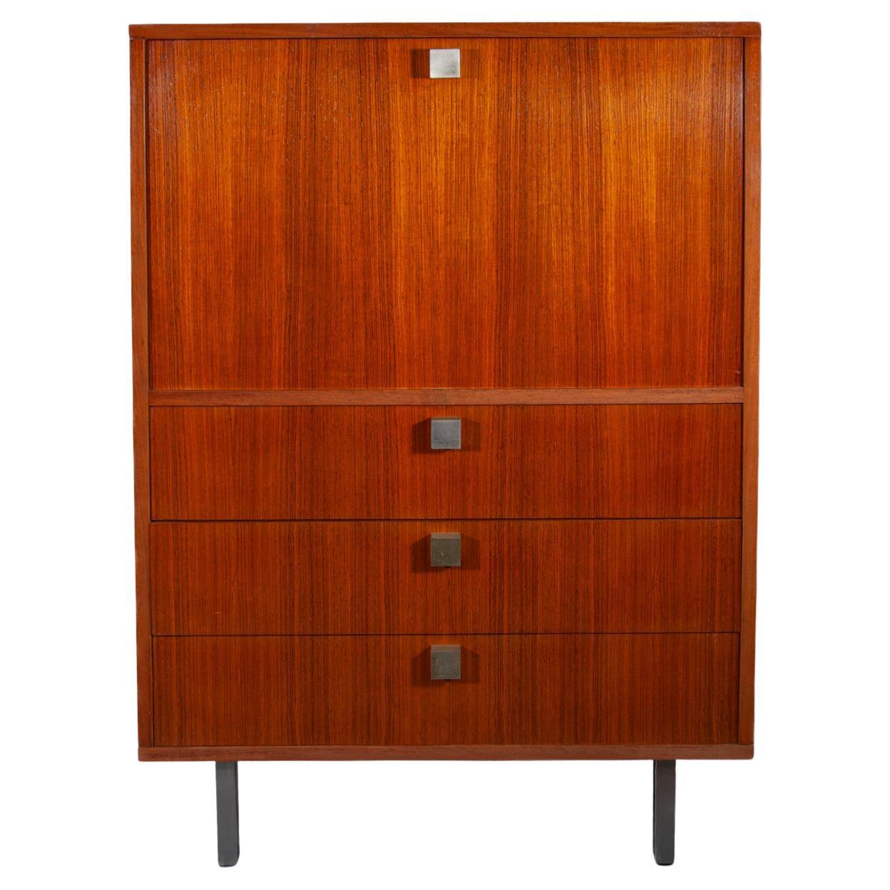 Bar Furniture Cabinet designed in 1960s by Alfred Hendrickx for Belform, Belgium For Sale