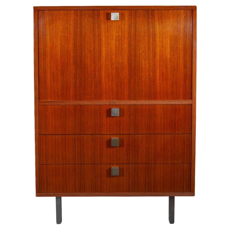 Bar Furniture Cabinet designed in 1960s by Alfred Hendrickx for Belform,  Belgium For Sale at 1stDibs