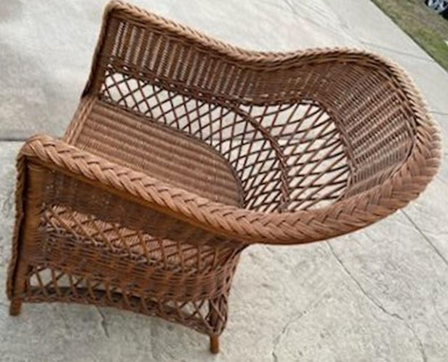 Adirondack Bar Harbor Wicker Chair