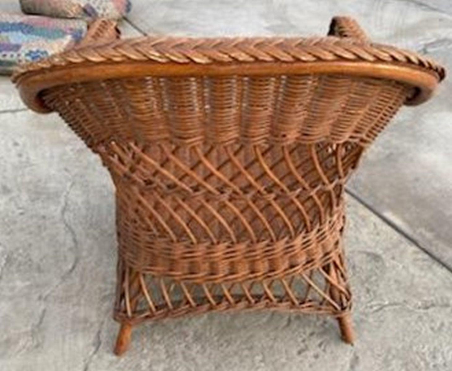 American Bar Harbor Wicker Chair