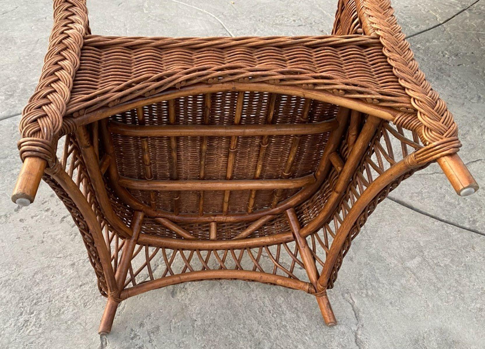 Hand-Woven Bar Harbor Wicker Chair