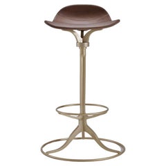 Bar height stools in Marron Glacé (Light brown) by P. Tendercool