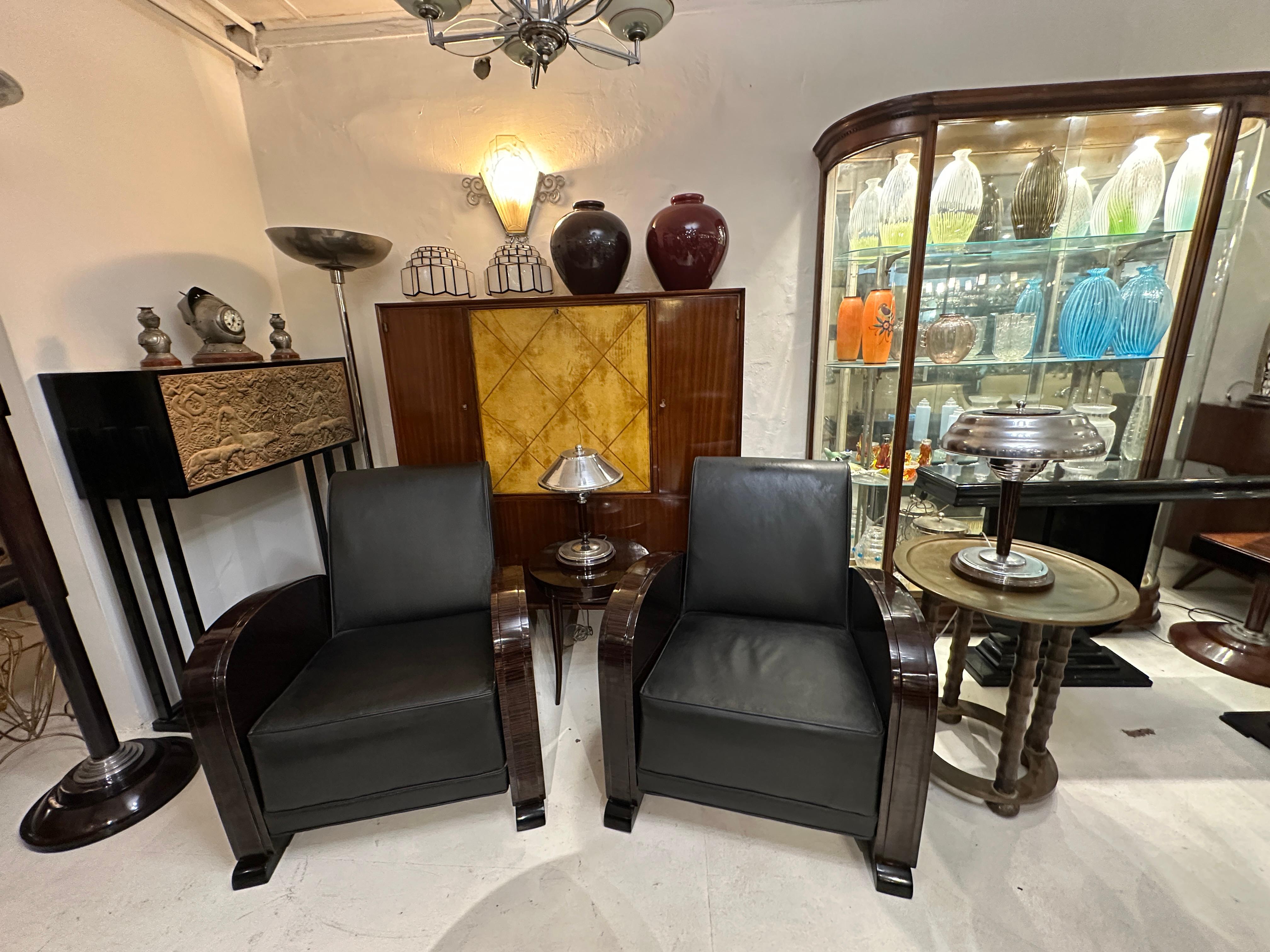 Bar in Art Deco, Wood, Intervened by the Artist Marcelo Peña Year:2021 For Sale 13
