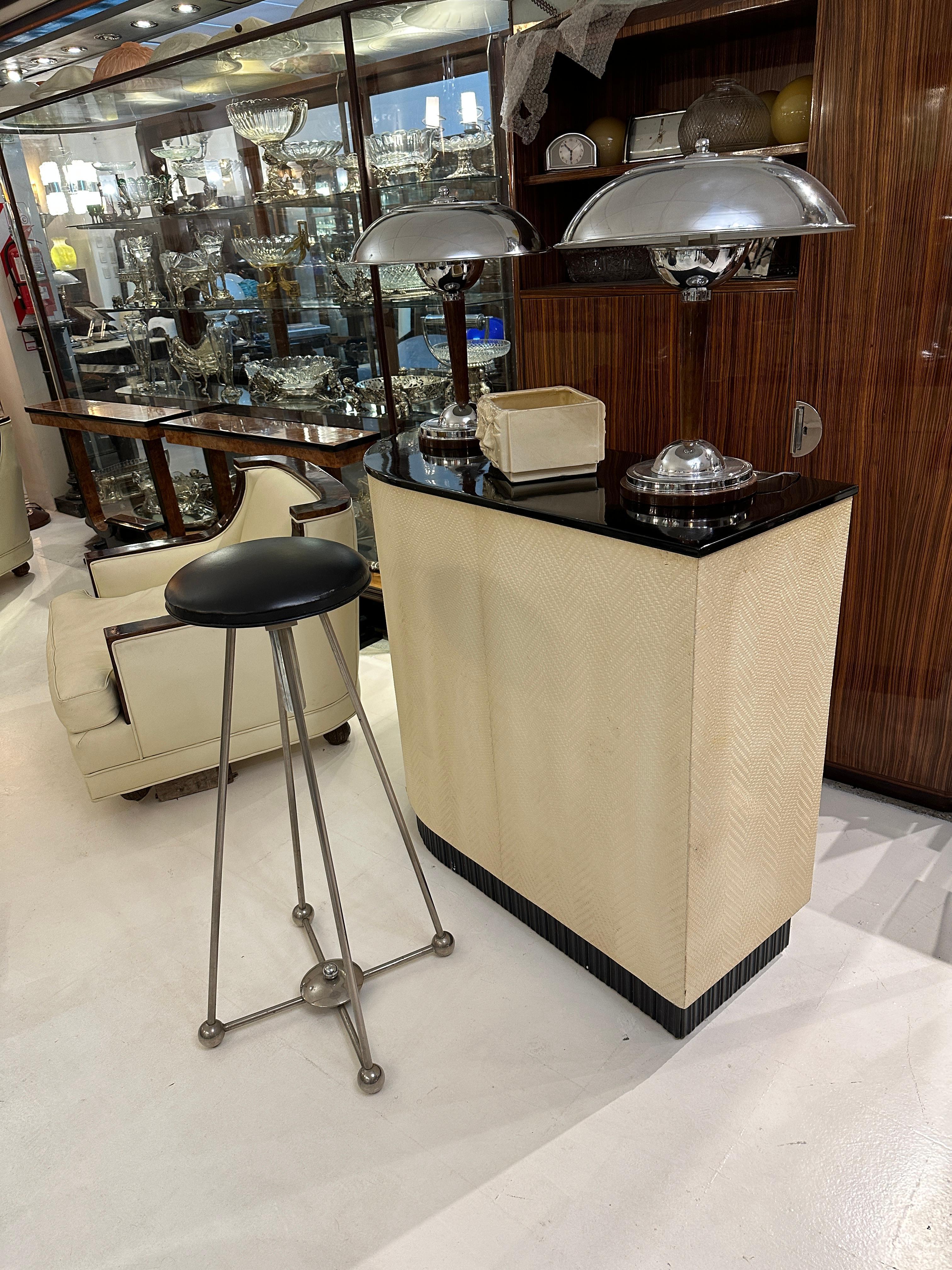 Bar in Wood and Paper, Style, Art Deco, France, 1930 For Sale 3