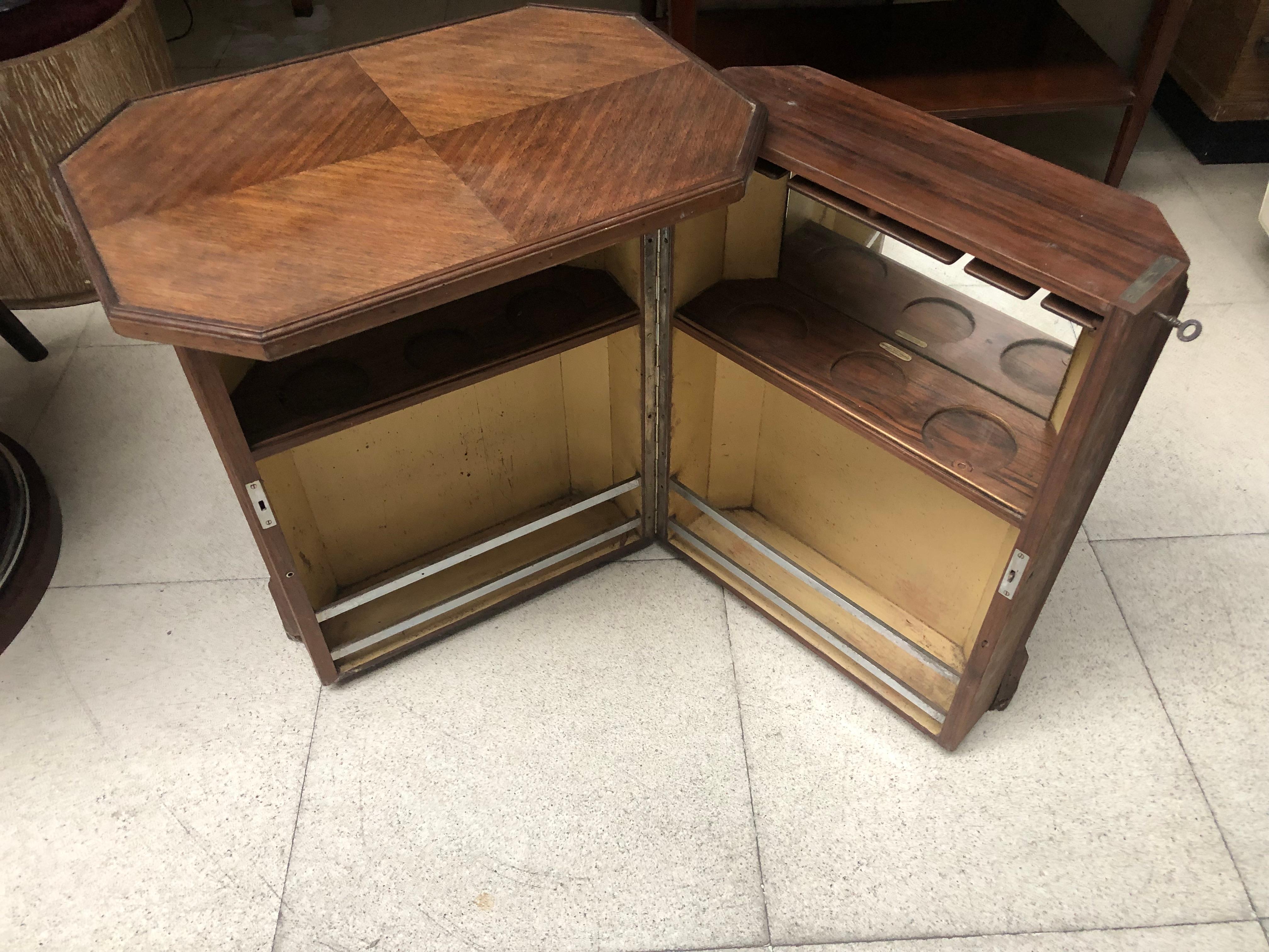 Bar in Wood, Style, Art Deco, 1930, Sign, Wright Soc, Anon For Sale 5