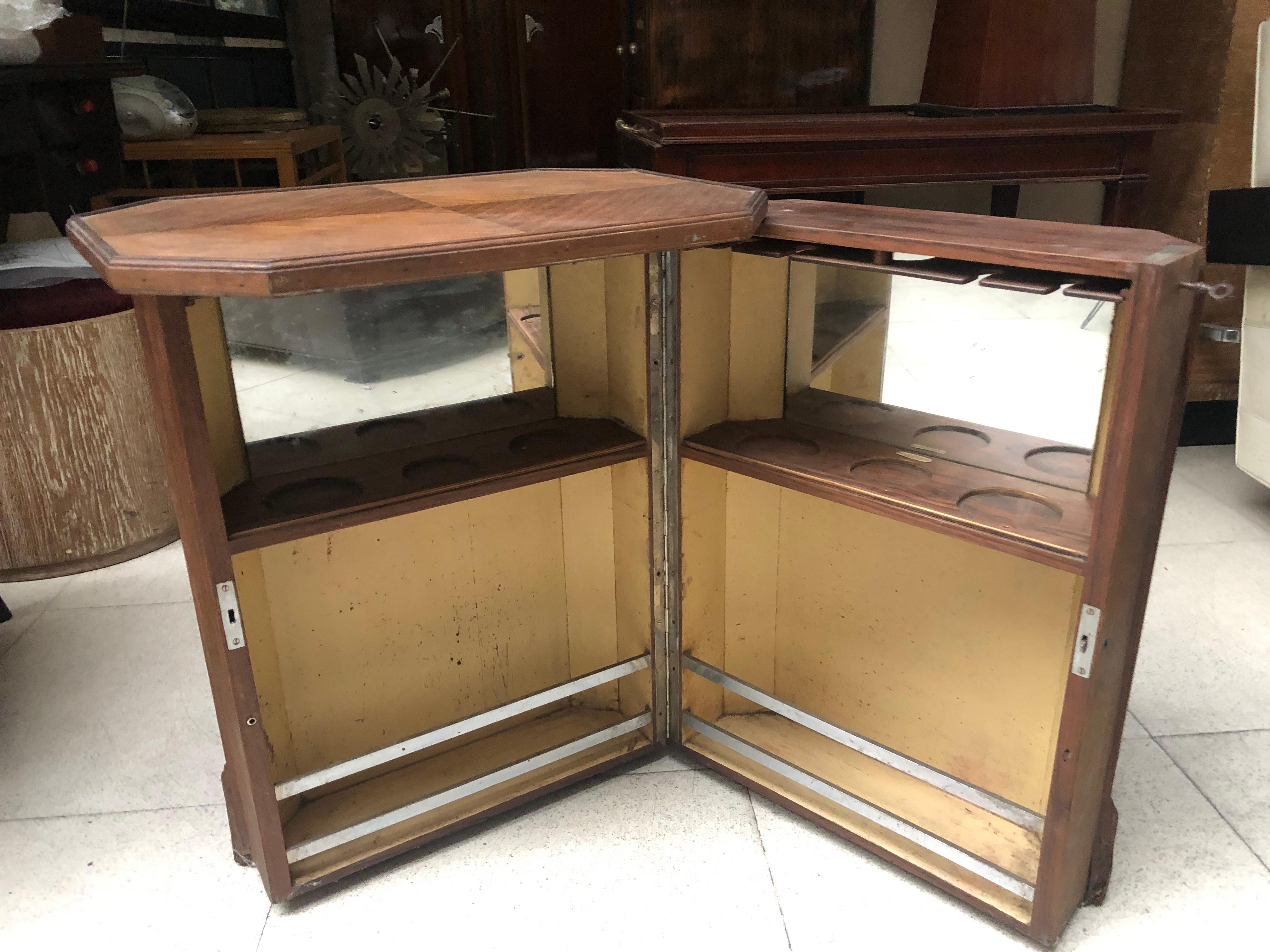 Bar in Wood, Style, Art Deco, 1930, Sign, Wright Soc, Anon For Sale 9