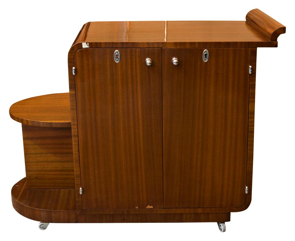 Bar in wood Style: Art Deco, France, 1920 In Good Condition For Sale In Ciudad Autónoma Buenos Aires, C