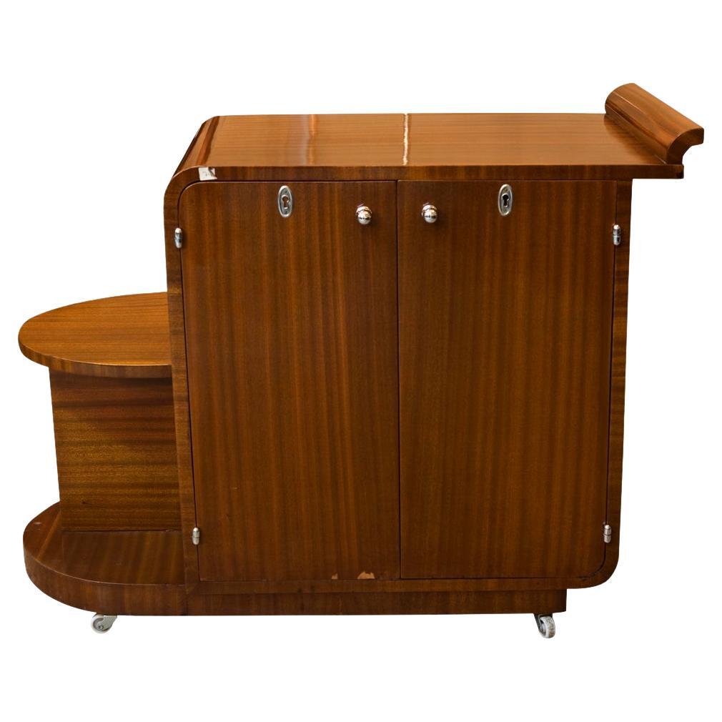 Bar in wood Style: Art Deco, France, 1920 For Sale