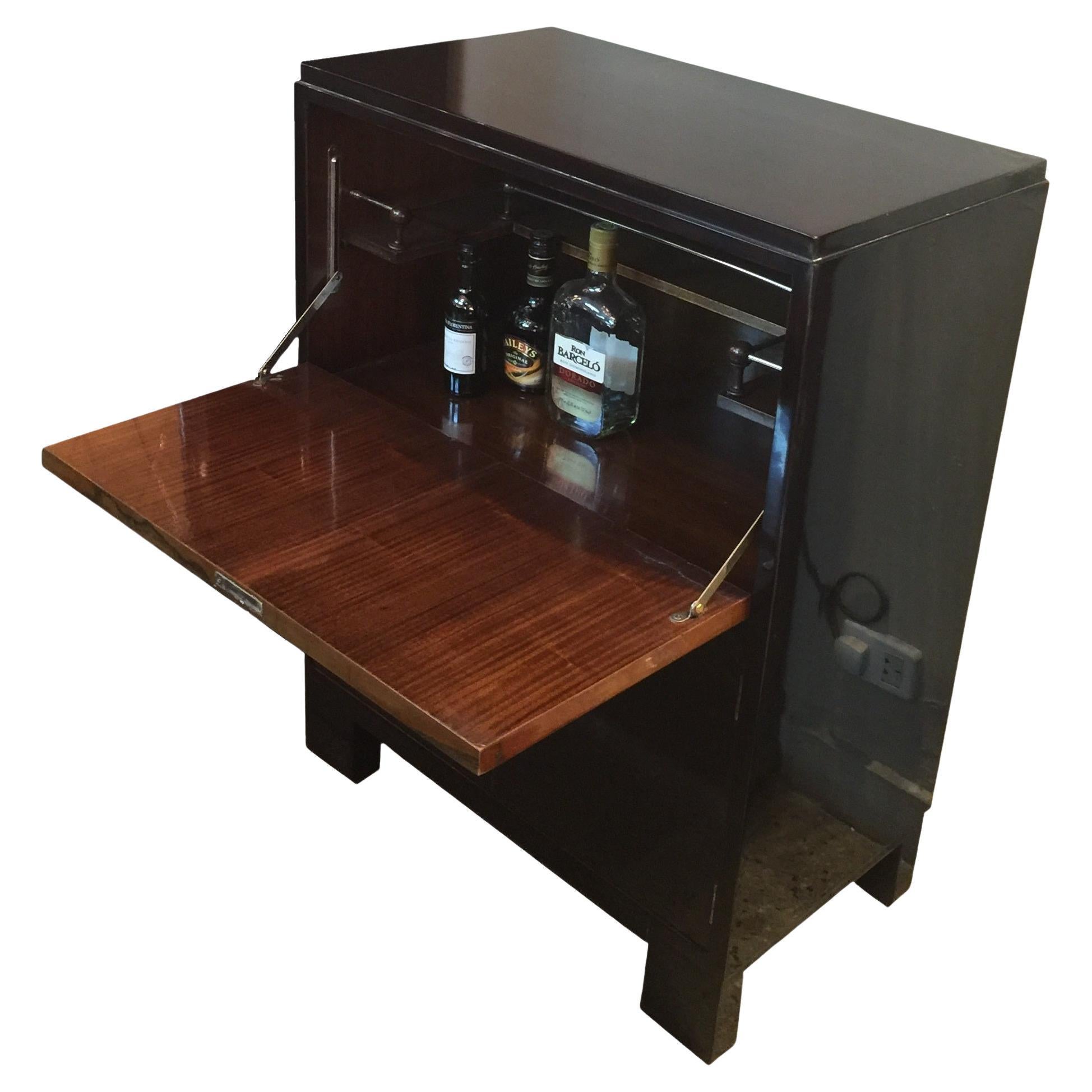 Bar in Wood, Style, Art Deco, France, 1930