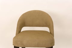 Bar or Counter Stool with Bucket Seat, Modern, Art Deco  Made to Order